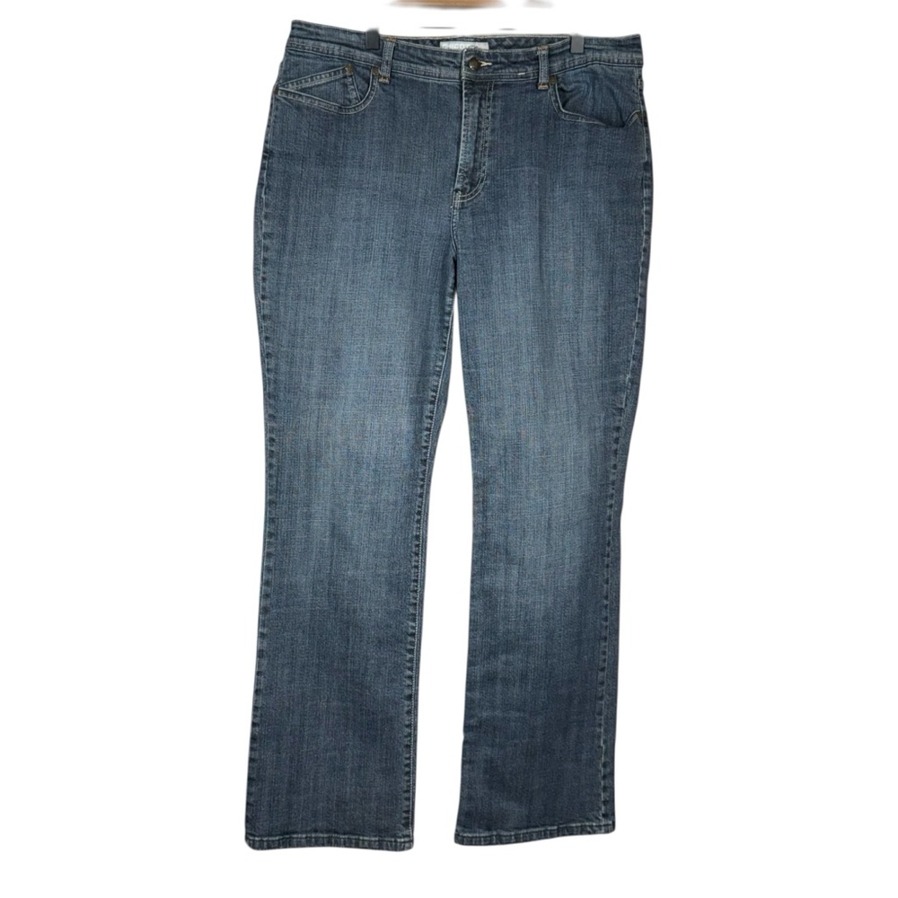 Chico's Platinum Radiant RG Medium Wash Bootcut Jeans Size 3 Regular (XL/16)